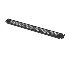 Lanberg Plug 19" 1U spintelėms, perforuota juoda