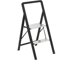 5five Simply Smart 2 pakopų aliuminio kopėčios EASY, aukštis 83 cm