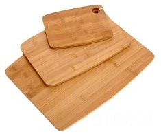 Excellent Houseware Pjaustymo lenta bambukinė 3 vnt.