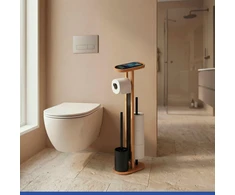 4 viename WC stovas WENKO OREA, su lentynėle telefonui