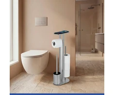 4 viename WC stovas WENKO OREA, su lentynėle telefonui