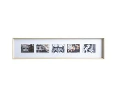 Atmosphera Frame 5 nuotraukų rėmelis AXEL, 22 x 97 cm, smėlio spalvos