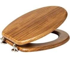 5five Simply Smart ACACIA medinė tualeto sėdynė, 46,5 x 37,3 x 6,4 cm