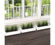 Aloe Gėlių vazonas su trimis alavijo sodinukais, papuošimas dirbtiniais augalais Atmosphera Créateur d'intérieur