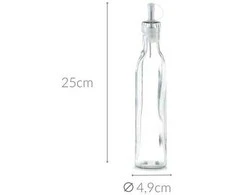 Alyvuogių acto dozatorius, stiklinis butelis, 270 ml, ZELLER