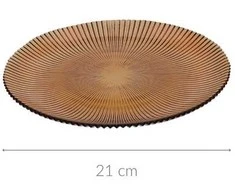 Home Styling Collection Stiklinė desertinė lėkštė 21 cm