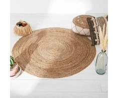 Bikuva.lt Kilimas Atmosphera Jute 181000, smėlio ruda, D120 cm