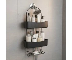 Bathroom Solutions ARC metalinė vonios lentyna, 24 x 12 x 59 cm