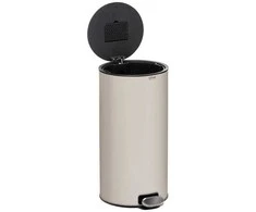 5five Simply Smart Metalinė šiukšliadėžė ARGILE DELTA, su kvapų neutralizatoriumi, 30 l