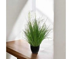 Atmosphera Dirbtinė žolė juodame puode, 70 cm