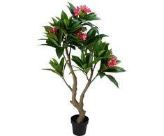 Plantasia Rožinė Dirbtinė eglutė su rožinėmis gėlėmis ROZEA, 150 cm