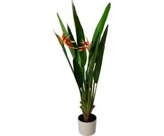 Home Styling Collection Artificial plant in a beige pot ORNO, Ø 65 x 120cm