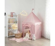 Atmosphera for kids Vaikiška palapinė, Ø 100 cm, poliesteris, rožinė
