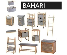 Bahari batų skyrius su pagalve iš bambuko, Wenko