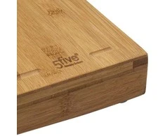 5five Simply Smart Bamboo Bambukinė pjaustymo lenta su apvadu, 52 x 58 cm