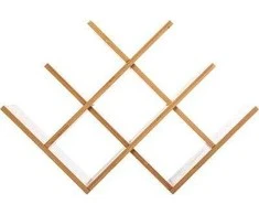 5five Simply Smart Bamboo Bambukinė vyno lentyna, 8 buteliai, 55 Simple Smart