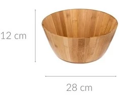 5five Simply Smart Bamboo Bambukinis dubuo salotoms, Ø 28 cm