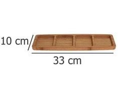 Excellent_Ho Bambukinis serviravimo padėklas 784230370, 33×10×1,8 cm