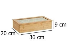 Bamboo Bambuko arbatos dėžutė maišeliuose - 10 skyrių, ZELLER
