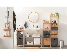 5five Simply Smart Bamboo Bambuko tvarkyklė indams, kosmetika, daugiafunkcis, 100% bambukas