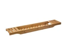 5five Simply Smart Bamboo Bambukinė vonios padėklo lentyna, vonios dėklas