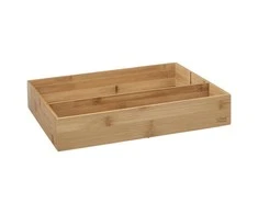 5five Simply Smart BAMBOO stalo įrankių tvarkyklė, 3 skyriai