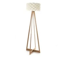 Atmosphera Lamp Bambuko toršeras - baltas, aukštis 150 cm