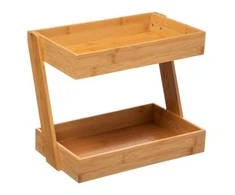 5five Simply Smart Bamboo Bambuko virtuvės organizatorius, 2 lygiai