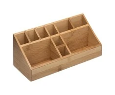 5five Simply Smart Bamboo Bambuko tvarkyklė indams, kosmetika, daugiafunkcis, 100% bambukas