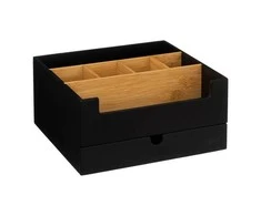 5five Simply Smart Bamboo Bambuko laikiklis kosmetikai, 1 stalčius
