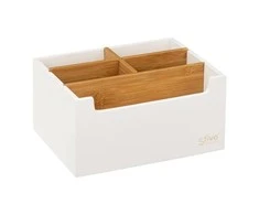 5five Simply Smart Bamboo Bambuko organizatorius kosmetikai, 5 skyreliai