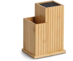 Bamboo peilių laikiklis su organizatoriumi ZELLER