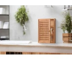 Zeller Bamboo Raktų spintelės dėklas, laikiklis Bambuko raktas