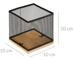 5five Simply Smart Bamboo Rašomasis staliukas, bambuko metalas, 10 x 10 x 10 cm