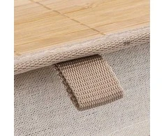 5five Simply Smart BAMBOO skalbinių krepšelis su gėlių motyvu, 60 l