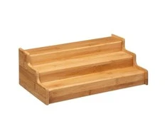 5five Simply Smart Bamboo Bambuko prieskonių organizatorius, 3 lygiai