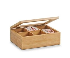 Bamboo Bambuko arbatos dėžutė maišeliuose - 6 skyreliai, ZELLER