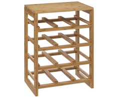 5five Simply Smart Bamboo Bambukinė vyno lentyna, 12 butelių, 47 cm