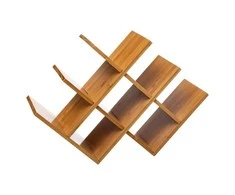 5five Simply Smart Bamboo Bambukinė vyno lentyna, 8 buteliai, 55 Simple Smart