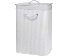 Storage Solutions Bambukinis skalbinių krepšelis su NATURAL dangteliu, 60 l