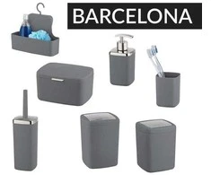 Wenko BarCELONA antracito spalvos vonios indas