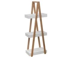5five Simply Smart Bamboo Vonios lentyna 3 lygių bambuko, vonios kabykla
