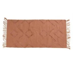Home Styling Collection Cotton Medvilninis kilimėlis su kutais, 70 x 140 cm