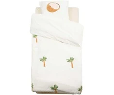 Atmosphera Bedding set with palm trees, 140 x 200 cm
