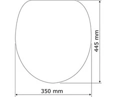 BERGAMO toilet seat, color žalias universal, WENKO