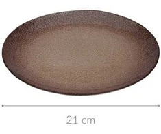 Home Styling Collection BERYT stiklinė desertinė lėkštė, Ø 21 cm