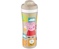 Vaikiškas buteliukas Organic Peppa Pig Koziol 425 ml