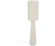 Atmosphera BLANCA floor lamp, Ø 28 x 124 cm, beige