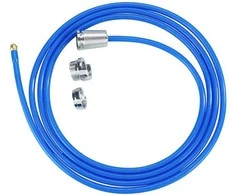 Maximex Mėlyna Cleaner, mėlynas with a brass high-pressure nozzle, 250 x Ø 3 cm, mėlynas