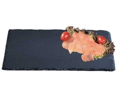 Kesper Padėklas Slate, su neslystančiomis kojelėmis, skalūnas, 40 x 30 cm, H 0,6/0,7 cm, vnt